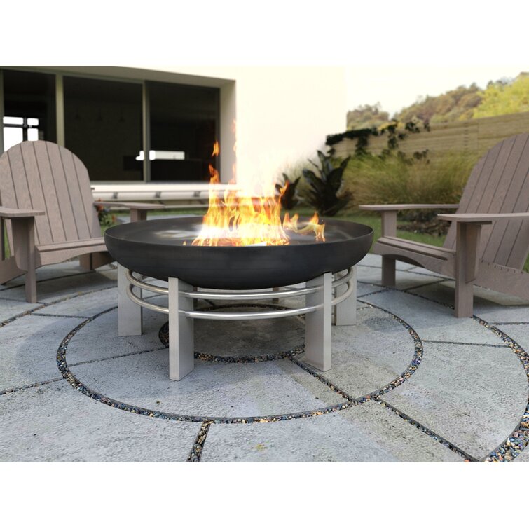 Relic Stainless Steel Wood Burning Fire Pit